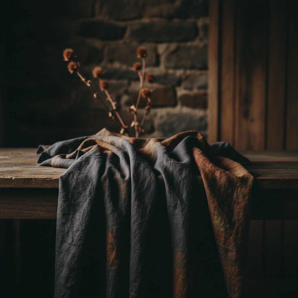 Heavy Linen Throw